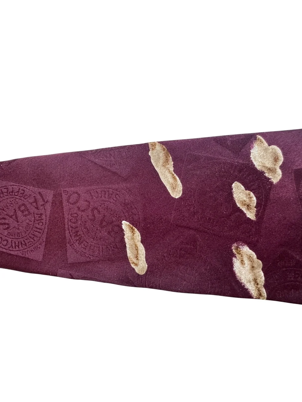 Vintage TABASCO Tie 100% Silk Avery Island Louisiana Novelty Made USA Necktie